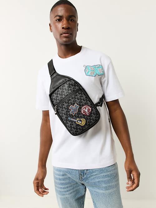 PATCH PU SLING BAG