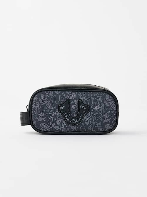 КОМПЛЕКТ ДЛЯ БАНДАНЫ ИЗ ИСКУССТВЕННОЙ КОЖИ С ПРИНТОМ 