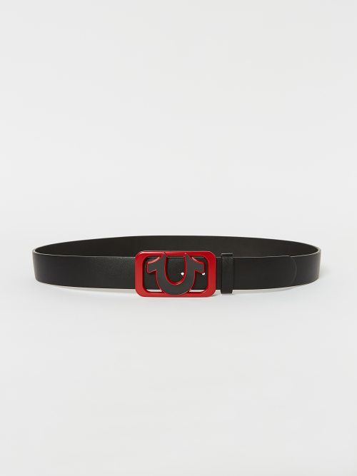 SQUARE HORSESHOE BUCKLE BELT