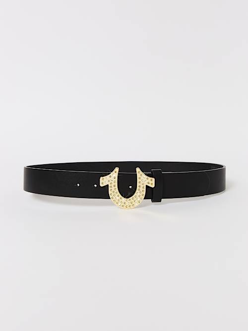 True Religion Men's SAGE BELT Horseshoe TR Buckle NWT | eBay