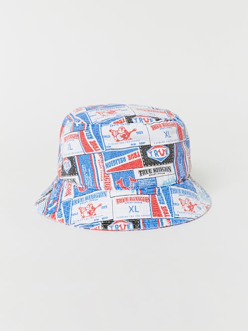 ШЛЯПА-ВЕДРО С ФИРМЕННЫМ ПРИНТОМ