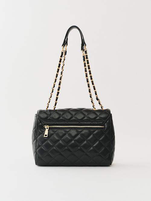 QUILTED CHAIN CROSSBODY BAG