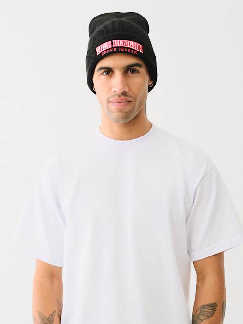 ARCHED LOGO BEANIE