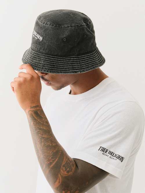ACID WASH BUCKET HAT