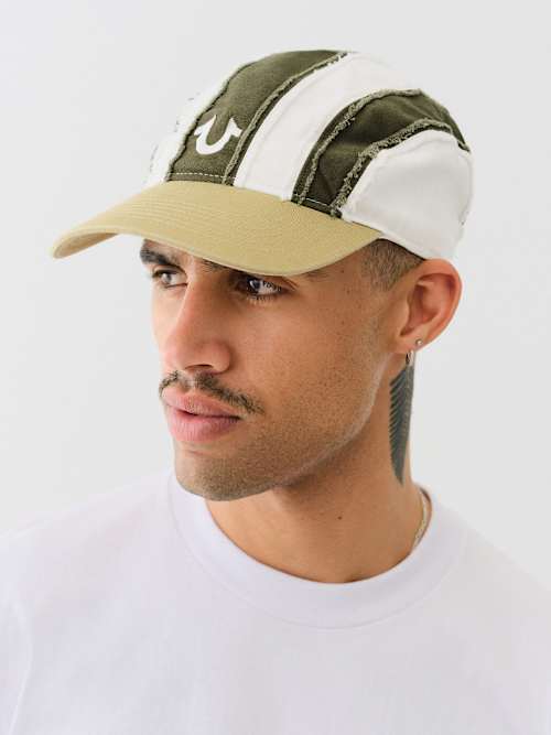 FRAYED STRIPED HAT
