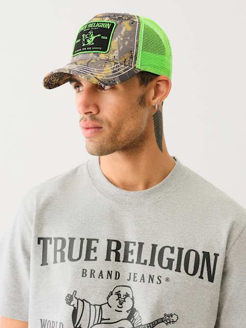 BUDDHA CAMO TRUCKER HAT