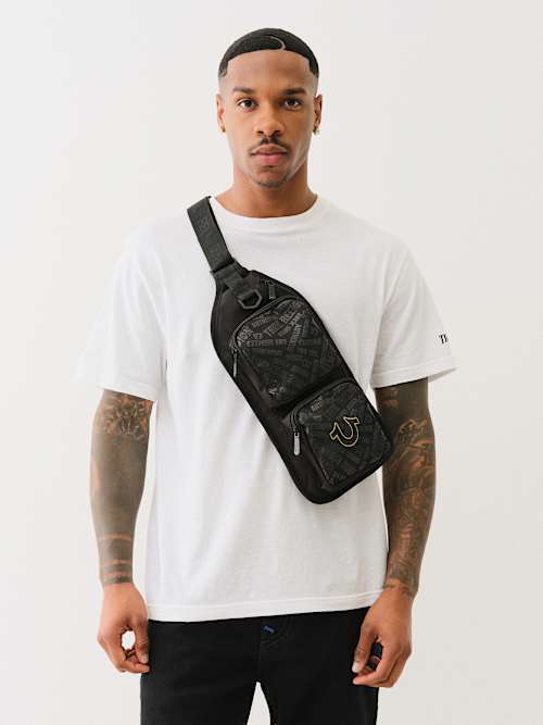 MONOGRAM LOGO SLING BAG