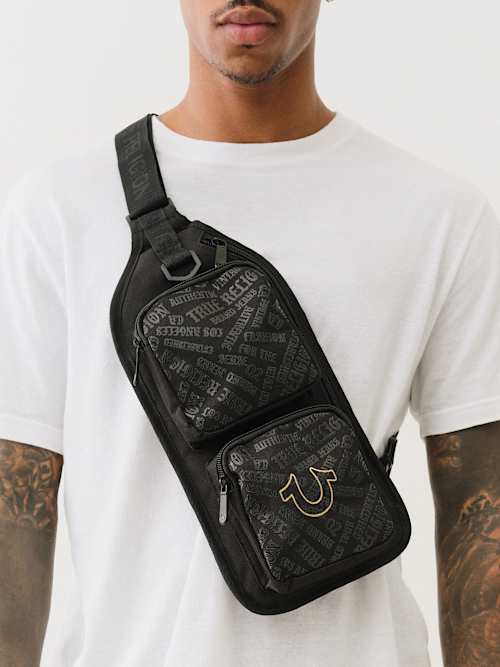 MONOGRAM LOGO SLING BAG