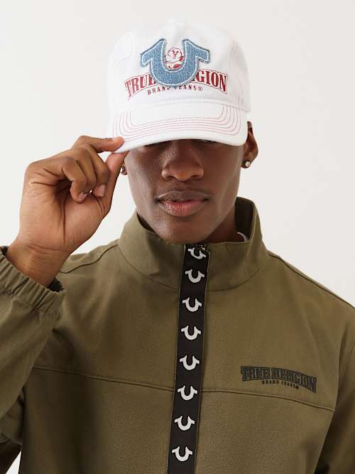 HORSESHOE APPLIQUE BASEBALL HAT