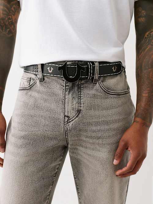 STUDDED HORSESHOE BELT