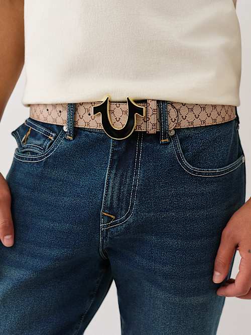 MONOGRAM LOGO BELT