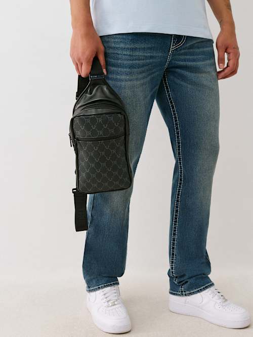 LOGO MONOGRAM SLING BAG