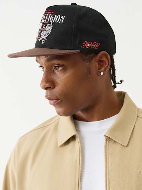 TRUE RELIGION TIGER FLAT BRIM HAT