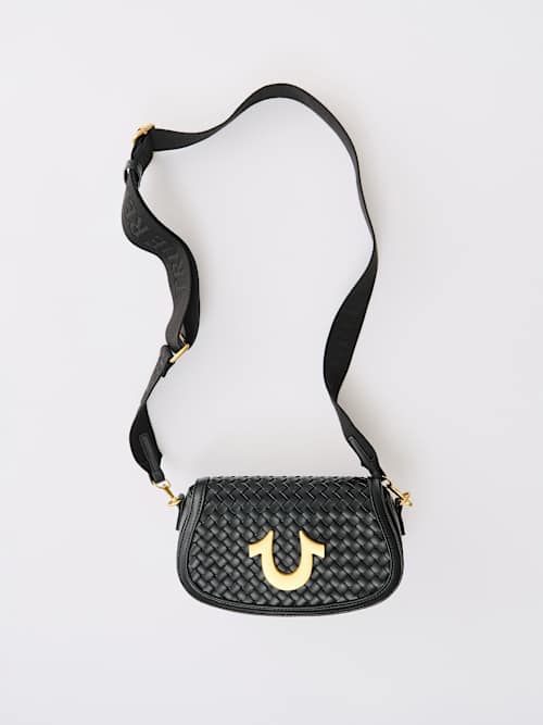 WOVEN CROSSBODY BAG
