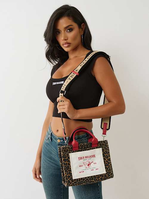 CHEETAH PATCH TOTE