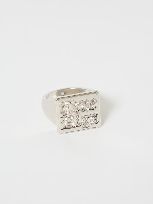 LOGO SQUARE SIGNET RING