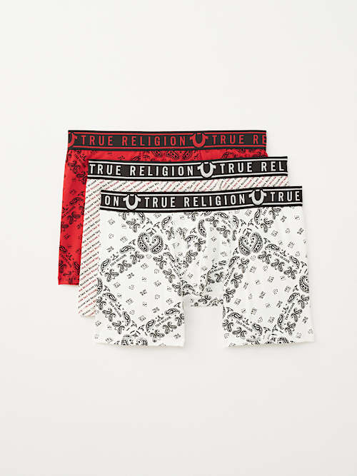 МУЖСКИЕ БОКСЕРСКИЕ ТРУСЫ-БАНДАНА С ПРИНТОМ ИЗ 3 УПАКОВОК