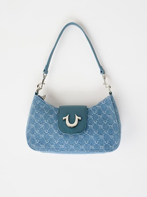 СУМОЧКА С ПРИНТОМ В ВИДЕ ПОДКОВЫ ПО ВСЕЙ ДЛИНЕ