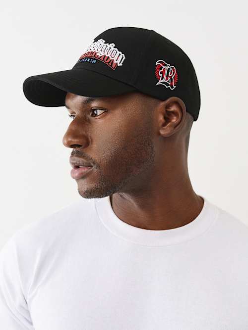 DOUBLE PRINT LOGO TRUCKER HAT