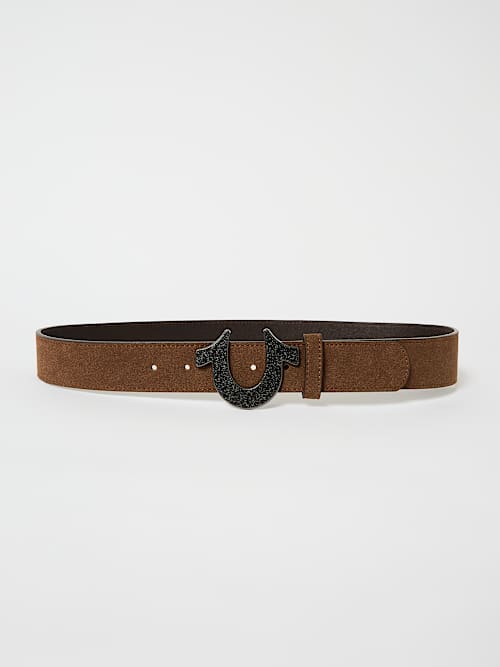 SUEDE HORSESHOE BELT