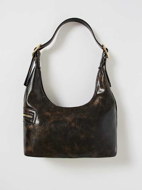 DISTRESSED SHOULDER BAG