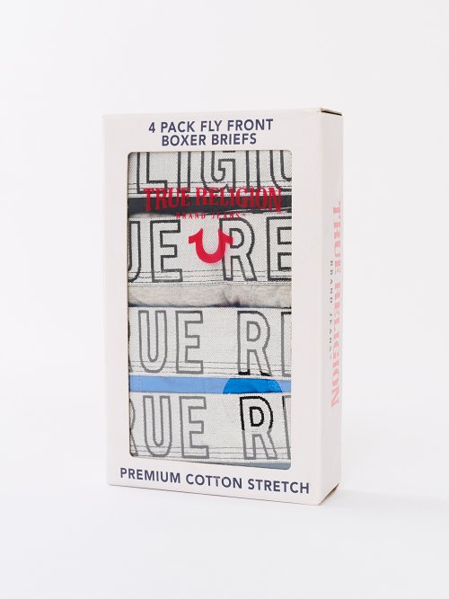 6 Pack TRUE RELIGION STRETCH COTTON FLY Boxer Briefs MEDIUM LARGE XLARGE  NIB $89 - Helia Beer Co