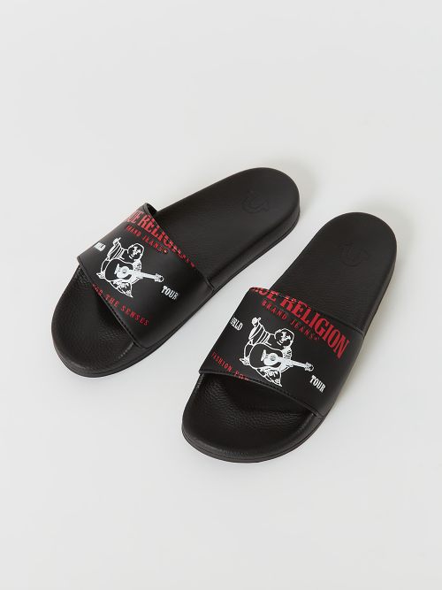 True religion hot sale slides red