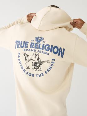 BUDDHA LOGO ZIP HOODIE