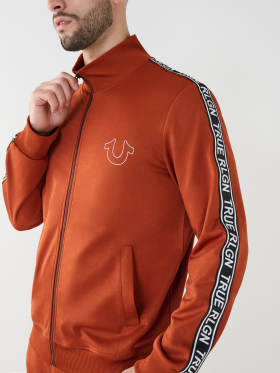 TRUE LOGO TRIM TRACK JACKET