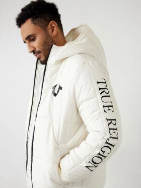 TRUE RELIGION PANEL PUFFER JACKET