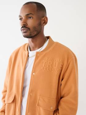 FLEECE BOMBER JACKET