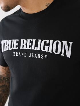 PILE ARCH TRUE RELIGION LOGO TEE
