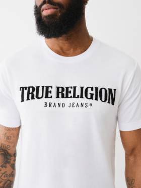 PILE ARCH TRUE RELIGION LOGO TEE