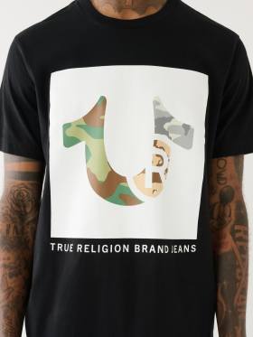CAMO TRUE RELIGION LOGO TEE