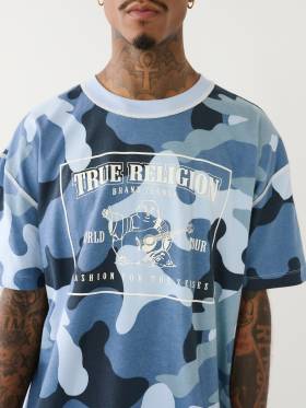  CAMO BUDDHA LOGO TEE