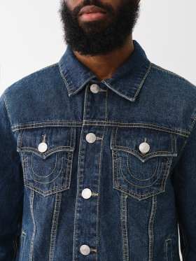 JESSE SINGLE NEEDLE TRUCKER JACKET