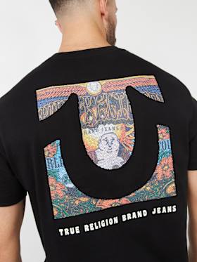 BUDDHA CROSS STITCH TEE