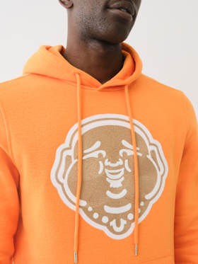 EMBROIDERED BUDDHA FACE HOODIE