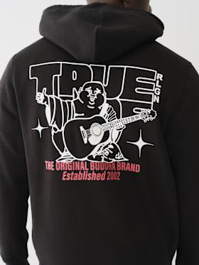 BUDDHA STAR ZIP HOODIE