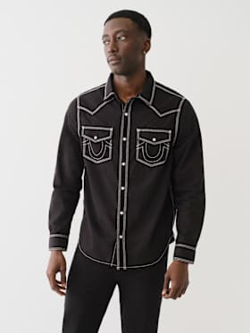ROCKY TRIPLE NEEDLE WESTERN SHIRT