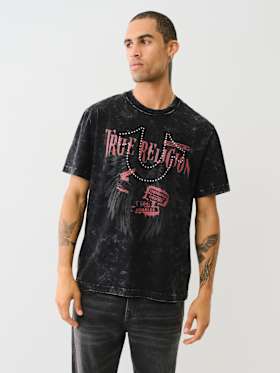 STUDDED TRUE WING TEE
