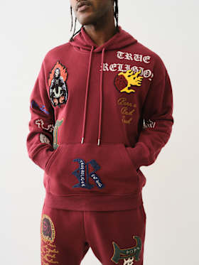LOGO PATCH EMBROIDERY HOODIE