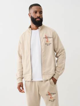 EMBROIDERED GOLDEN STATE TRACK JACKET
