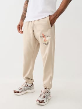 EMBROIDERED EAGLE TRACK JOGGER