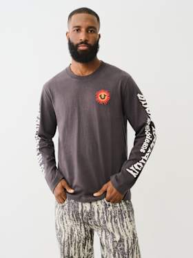 BLAZING HORSESHOE LONG SLEEVE TEE