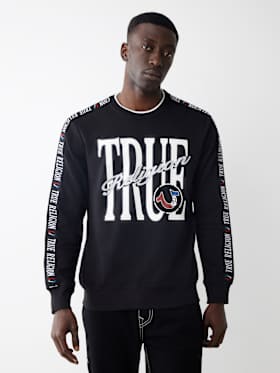 LOGO TAPING SWEATSHIRT