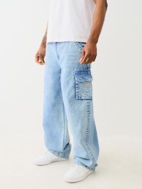 DENIM BIG T UTILITY CARGO PANT