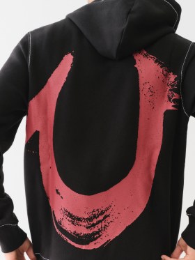  PAINTED HORSESHOE ZIP HOODIE