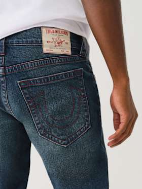 ROCCO RED SINGLE NEEDLE SKINNY JEAN 32”