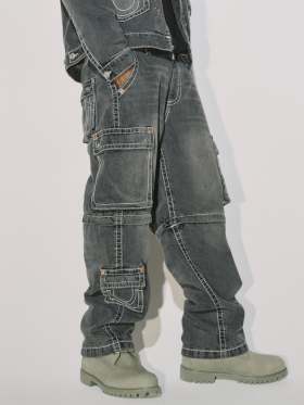 CONVERTIBLE BIG T ZIP CARGO JEAN